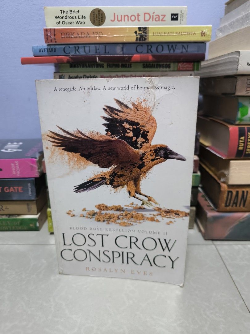 Lost Crow Conspiracy (Category: Storybooks) located in Caloocan City. Submitted by biajanine (Listing ID 1460475010, Image 1). Description: Lost Crow Conspiracy by Rosalyn Eves -Paperback edition -Slight tanning -Tear on the cover page MOP: Gcash MOD:LBC Meetup: SM Grand Central, SM Manila, Lrt1 (by schedule) .
