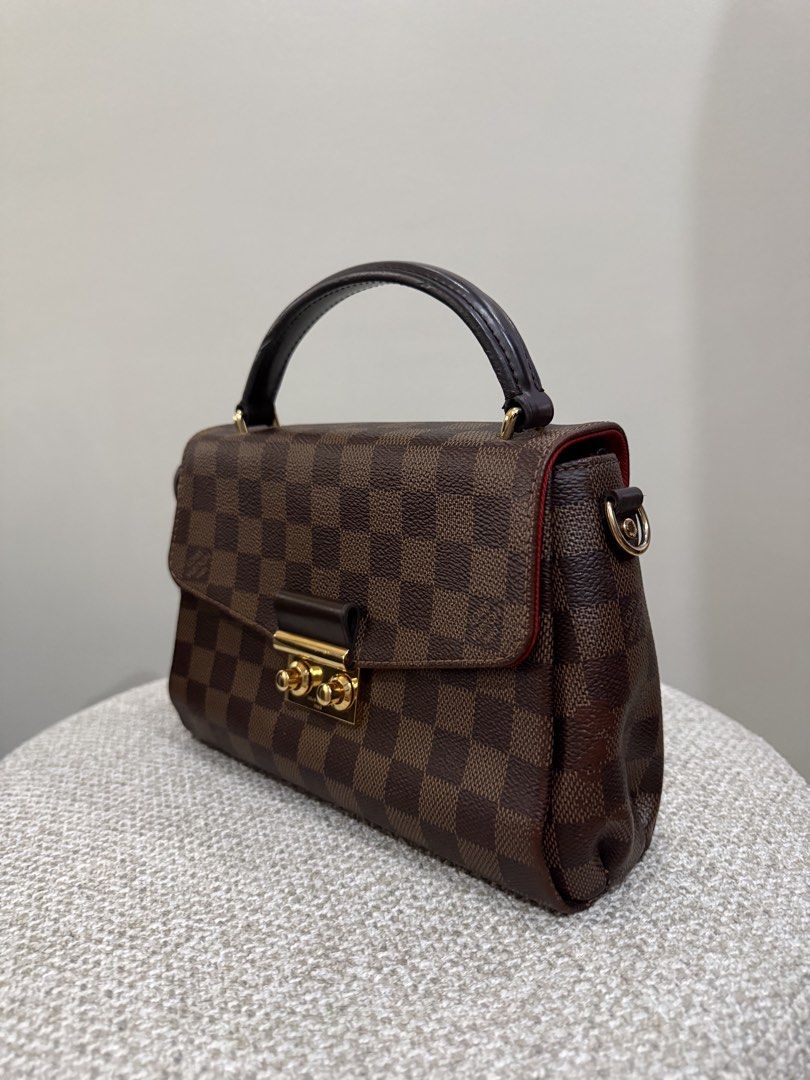 Louis Vuitton Damier Ebene Locky BB Bag (Category: Luxury Bags & Wallets) located in Quezon City. Submitted by happy_findds (Listing ID 1460440767, Image 3). Description: - Authentic Louis Vuitton Damier Ebene canvas with signature checkered pattern - Detachable shoulder strap included - Top handle for versatile carrying - Comes with a stylish tassel charm - Ideal for daily use or special events Preloved market price: 65k We are selling it for on