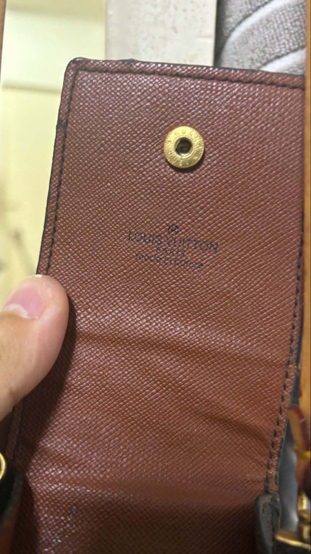 Louis Vuitton Monogram Pouch (Category: Luxury Bags & Wallets) located in Makati City. Submitted by lbrn.jms (Listing ID 1460351098, Image 2). Description: - Authentic Louis Vuitton pouch - Classic monogram canvas - Small size, ideal for essentials - Genuine leather strap - Elegant gold hardware - Secure snap button closure - Made in France.