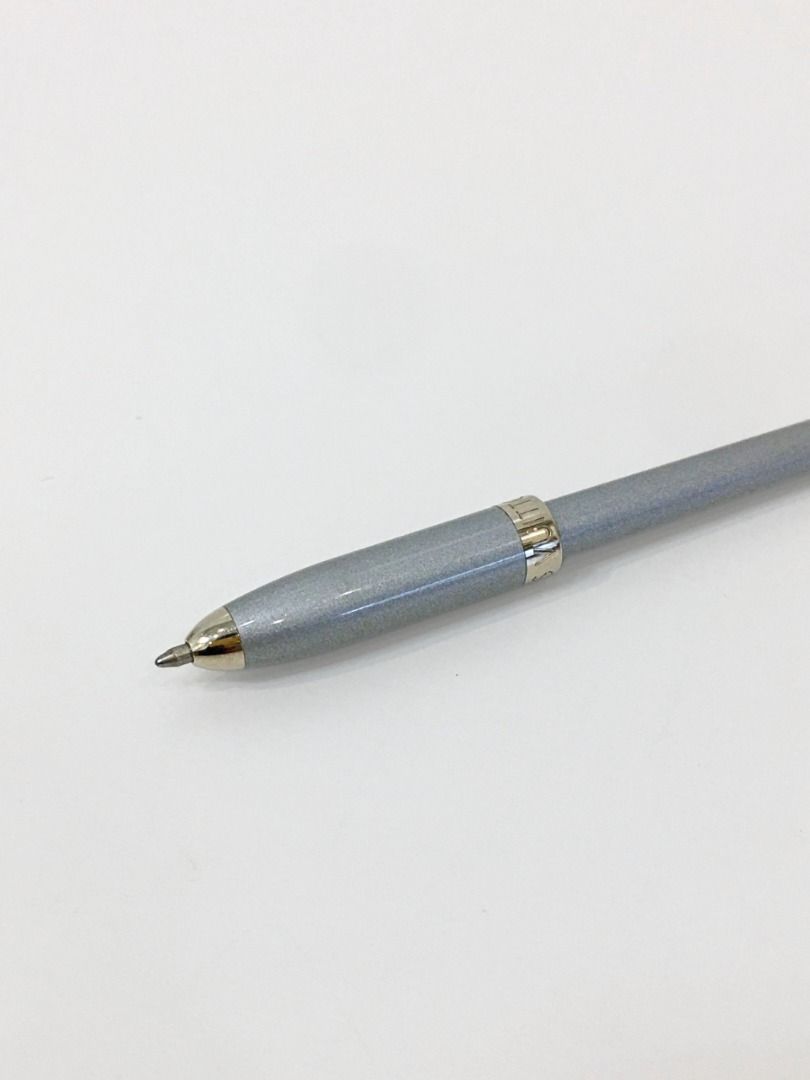 LOUIS VUITTON Silver Gray Agenda Ballpen (Preloved Authentic) (Category: Luxury Accessories) located in Santa Rosa. Submitted by brandieshoppe (Listing ID 1460375014, Image 3). Description: Ink: Blue ✅ Authentic/Original Preloved ✅ From Japan Auction ✅ Money-back Guaranteed If Proven Fake ✅ Message Us For More Details ✅ Open for Layaway Disclaimer: All items sold are preloved unless otherwise stated as brand new. As pre-owned items, signs of prev