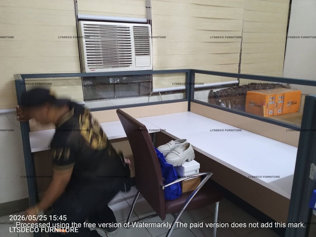 L-SHAPE EXECUTIVE TABLE OFFICE PARTITION (Category: Office Furniture & Fixtures) located in Quezon City. Submitted by fierce.angelltsdeco (Listing ID 1460331849, Image 3). Description: LTSDECO Home and Office Furniture Trading MANUFACTURER • FABRICATOR • SUPPLIER Looking for office furniture, modular partitions, workstations, or customized furniture? We can help! LTSDECO Home and Office Furniture Trading is a trusted manufacturer, fabricator, and