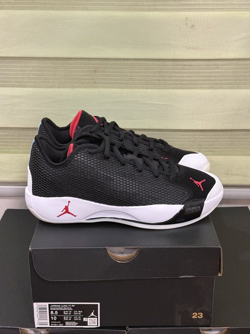 Luka 77 Bred (Category: Sneakers) located in Pasay City. Submitted by Secret_Retros (Listing ID 1460468272, Image 1). Description: For sale Luka 77 Bred Size 8.5 / 9 / 9.5 / 10 / 10.5 / 13 mens Brandnew onhand ₱3,850 each below retail Pasay.