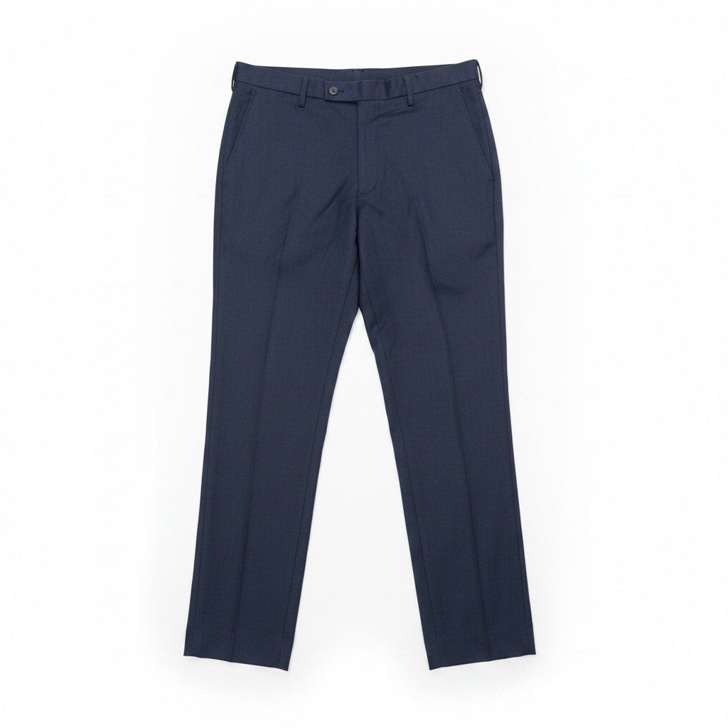 M- UNIQLO Navy Slim Fit Pants (Category: Luxury Apparel) located in Tuguegarao City. Submitted by past10 (Listing ID 1460488141, Image 1). Description: .