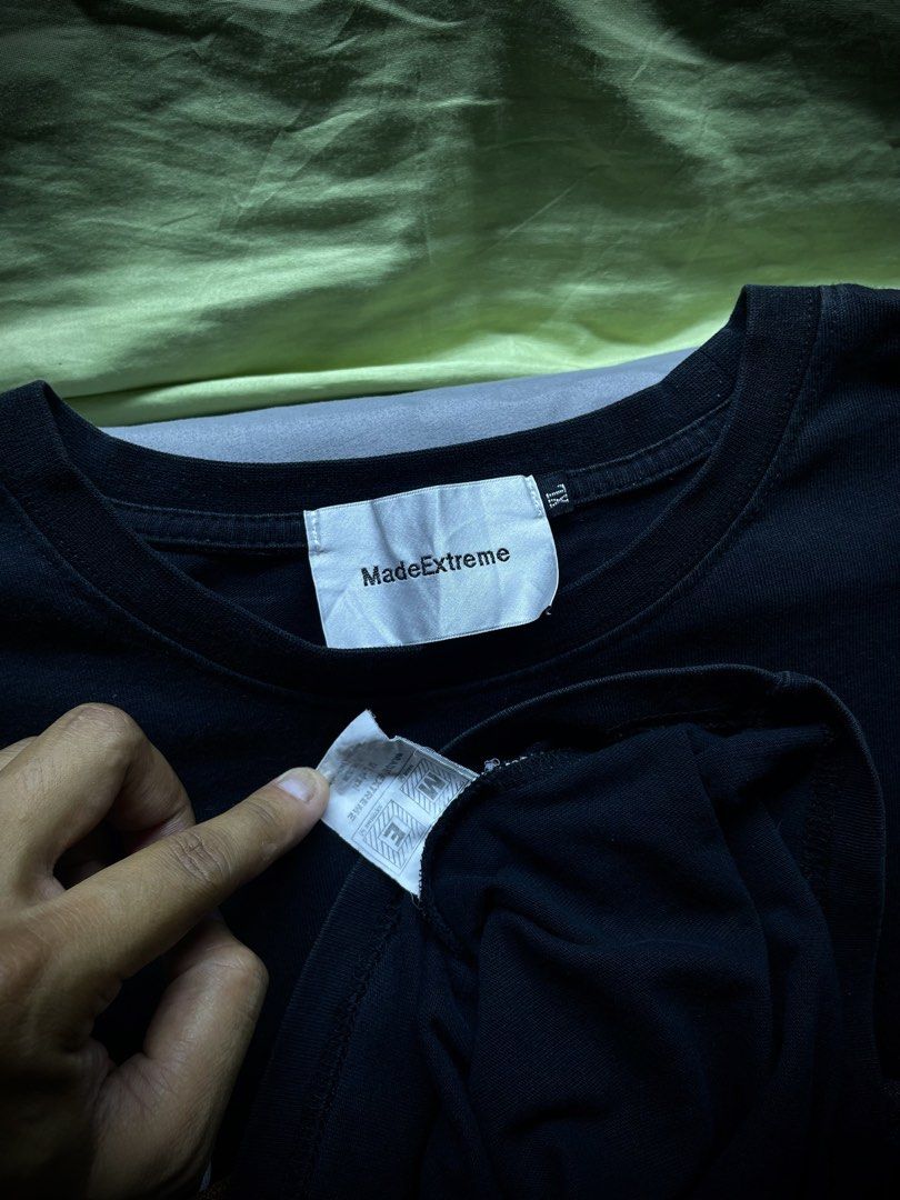 Made Extreme x Black Air (Category: Tshirts & Polo Shirts ) located in Manila. Submitted by tuklasmnl (Listing ID 1460315288, Image 3). Description: XL on Tag 25 x 30 Excellent Condition No Issue.