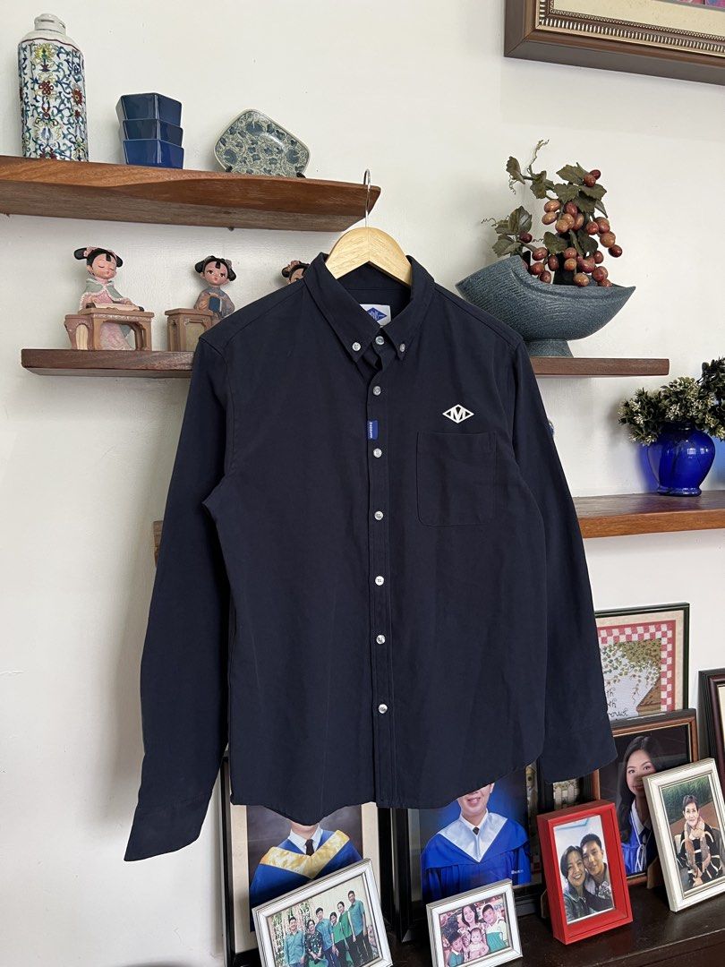MADNESS (Category: Formal Shirts) located in Solano. Submitted by aljoners (Listing ID 1460452183, Image 3). Description: Size: L Width: 19.5 Length: 27 Color rate: 10/10 Condition: 10/10 Issue/s: None - Worn by the brand owner “Shawn Yue” “Color may vary due to lighting”.