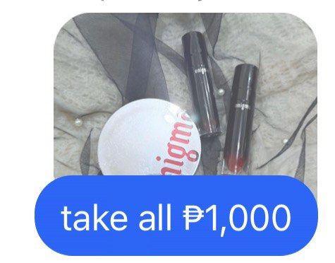 Makeup Bundle 6 (Category: Makeup) located in Batangas. Submitted by skylermikana (Listing ID 1460410458, Image 2). Description: .
