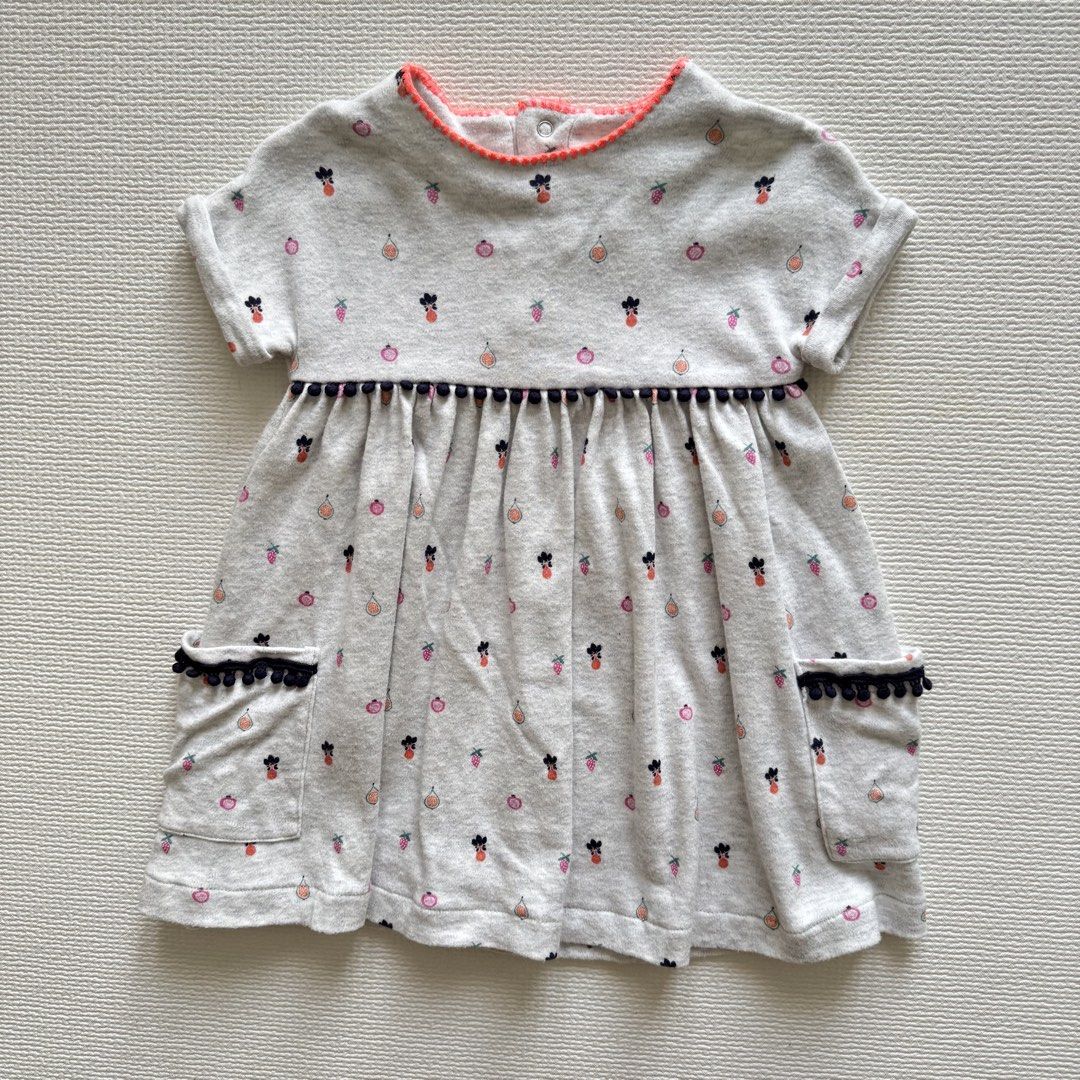 Mamas and Papas Fruit Dress (Category: Babies & Kids Fashion) located in Pasay City. Submitted by littlebebekidsstuff (Listing ID 1460391106, Image 2). Description: Size: 9-12m on tag can fit up to 18m.