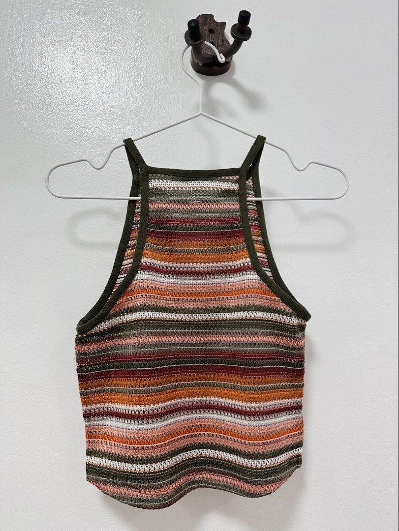 Mango Knitted Halter Top (Category: Sleeveless) located in Paranaque City. Submitted by kokoclosets (Listing ID 1460471834, Image 2). Description: Used twice only!.