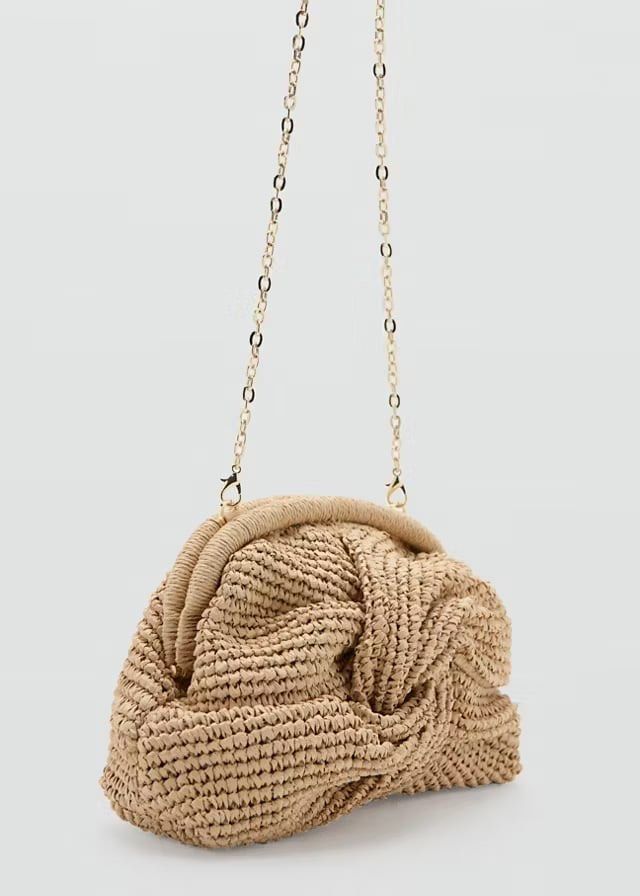 Mango Natural Fibre Handbag (Category: Shoulder Bags) located in Tuguegarao City. Submitted by making.room (Listing ID 1460363783, Image 1). Description: Brand new with tag Original Price: P3,295.00 RFS: Was not delivered on time for event. Dont need it anymore Slightly Negotiable. Dm your offer Mango Natural Fibre Handbag in Beige Natural fibre fabric. Long detachable chain strap. Snap ring fastening. Inner lining 27.0x16.0x12.0 cm (Length x Hei
