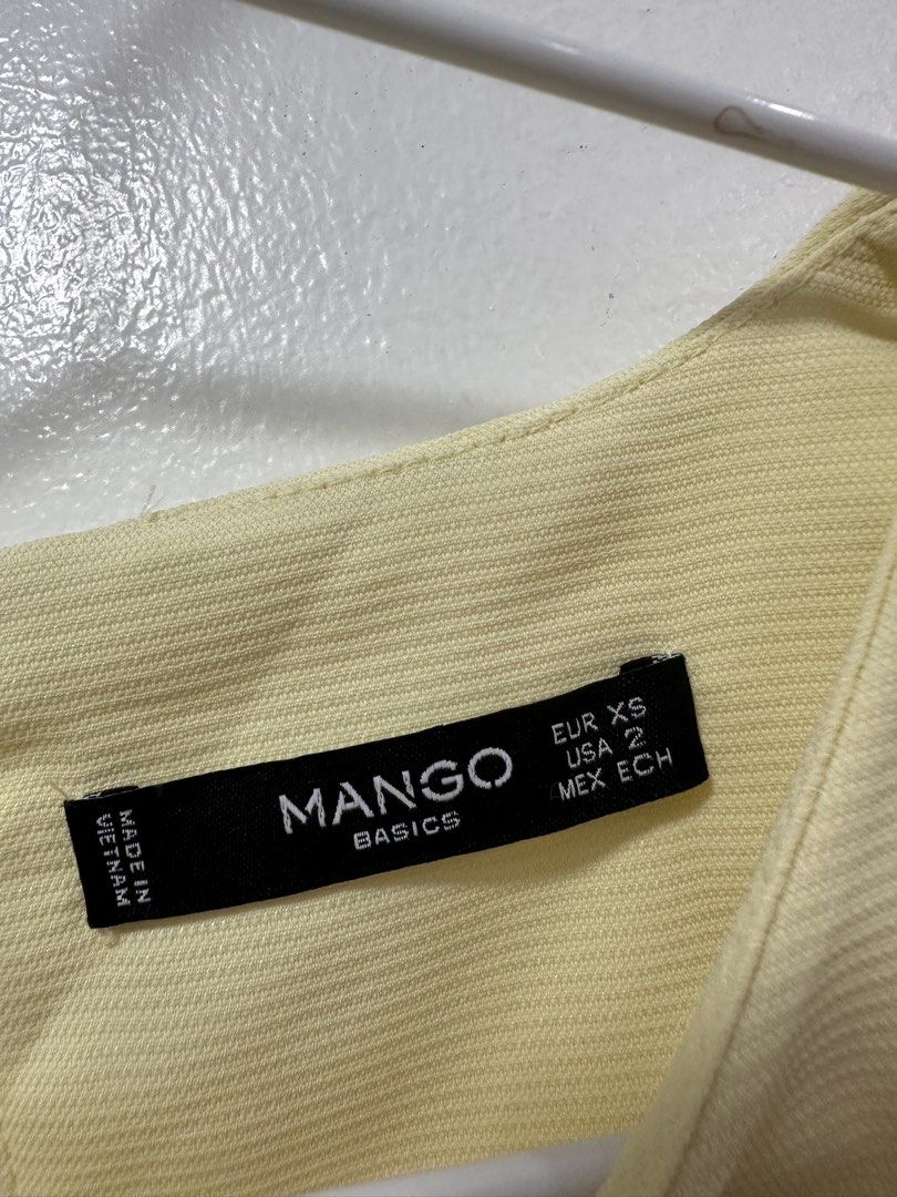 Mango Yellow Blouse (Category: Blouses) located in Paranaque City. Submitted by kokoclosets (Listing ID 1460495885, Image 3). Description: .