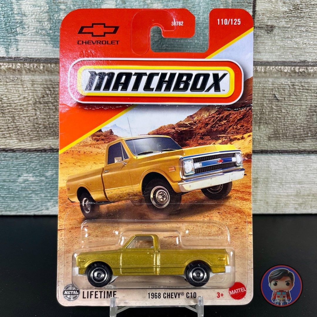 Matchbox 1968 Chevy C10 1:64 Scale Diecast Model Car (Category: Vehicle & Diecast Models) located in Quezon City. Submitted by otanon_prime_ph (Listing ID 1460434006, Image 1). Description: Item is authentic, brand new and on hand. Actual photos posted. What you see is what you get. Item is cross posted so please kindly check first for availability. Payment options: - Bank Deposit (BPI/BDO) - GCash Shipping (to be shouldered by the buyer): - Grab
