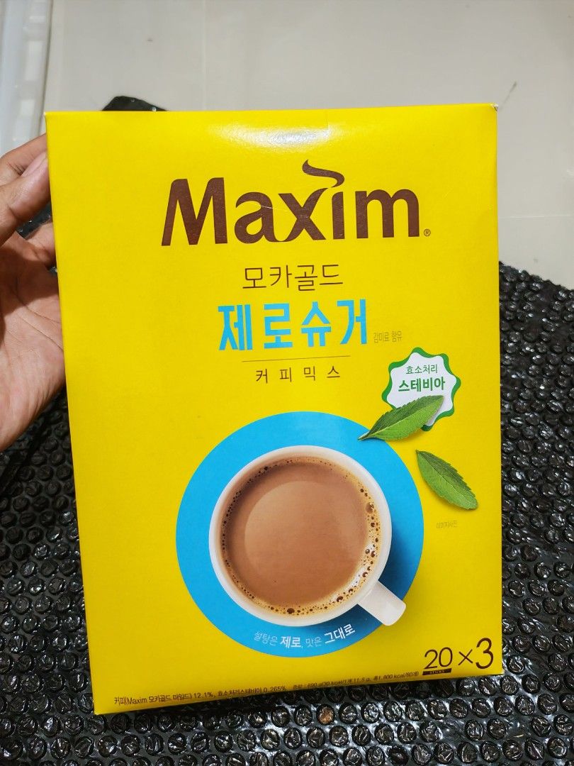Maxim Mocha Gold Zero (Category: Other Food & Drinks) located in Calamba. Submitted by page_areumone1 (Listing ID 1460494358, Image 1). Description: 60 sticks inside.