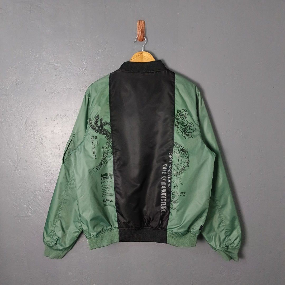 Men's - 10 Deep (Category: Coats, Jackets and Outerwear) located in Bacolod City. Submitted by drop.ph (Listing ID 1460437515, Image 3). Description: 10 Deep - MA-1 Bomber Jacket Authentic *Size L - 24x26.5 *Excellent cloth *Small stain *Price: 1,200php *Add SF if outside Bacolod City .
