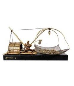 Michael Cacnio (Category: Art & Prints) located in Paranaque City. Submitted by johnrramirez88 (Listing ID 1460502441, Image 1). Description: Fishermen Cacnio, Michael 13.5 x 42 x 23 inches Brass With COA.
