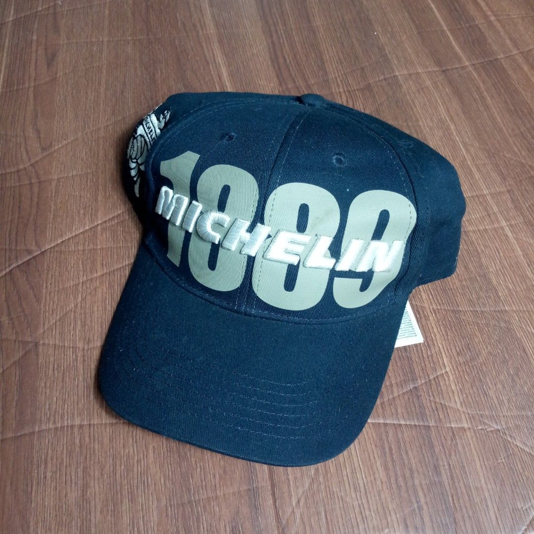 Michelin 1899 Baseball Cap (Category: Caps & Hats) located in Manila. Submitted by pablopresk0. (Listing ID 1460493322, Image 1). Description: - Color: Navy Blue - Features: 'Michelin 1899' embroidery CAP FOR SALE🧢 EXCELLENT CONDITION ✅ MANILA LOCATION 📍 JNT/LBC/LALAMOVE 📦 PM IF INTERESTED 📩.