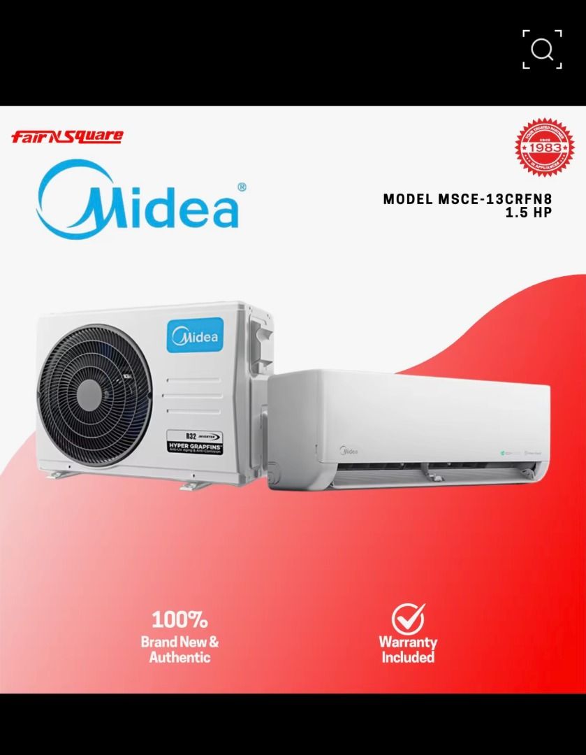 MIDEA CELEST 1.5HP (Category: Air Conditioning and Heating) located in Caloocan City. Submitted by jaja0507 (Listing ID 1460389854, Image 1). Description: Used only for 1 year - need to replace a window type AC.
