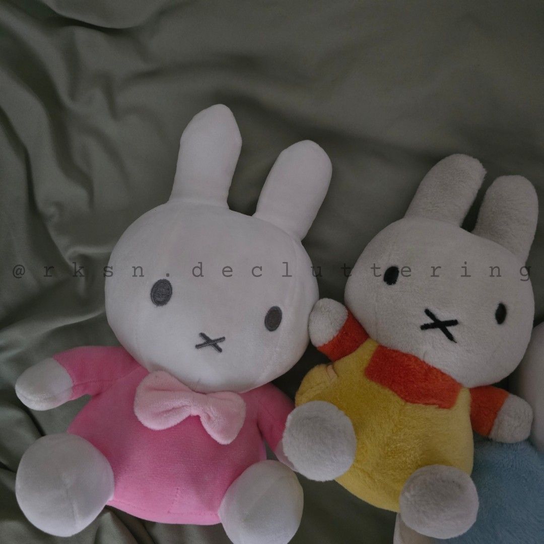 MIFFY BUNDLE (Category: Designer & Blind Box Toys) located in Tanza. Submitted by rksn.decluttering (Listing ID 1460358115, Image 2). Description: No haggle please. Last price posted. Manage your expectations as this is preloved. See photos for condition. What you see what you get. scroll my profile to see individual photos of the product. PAYMENT FIRST|PAYO MOP: Gcash, Seabank, Unionbank only MOD: J&T, Gogoexpress or SDD via lalamove. SF shoulde