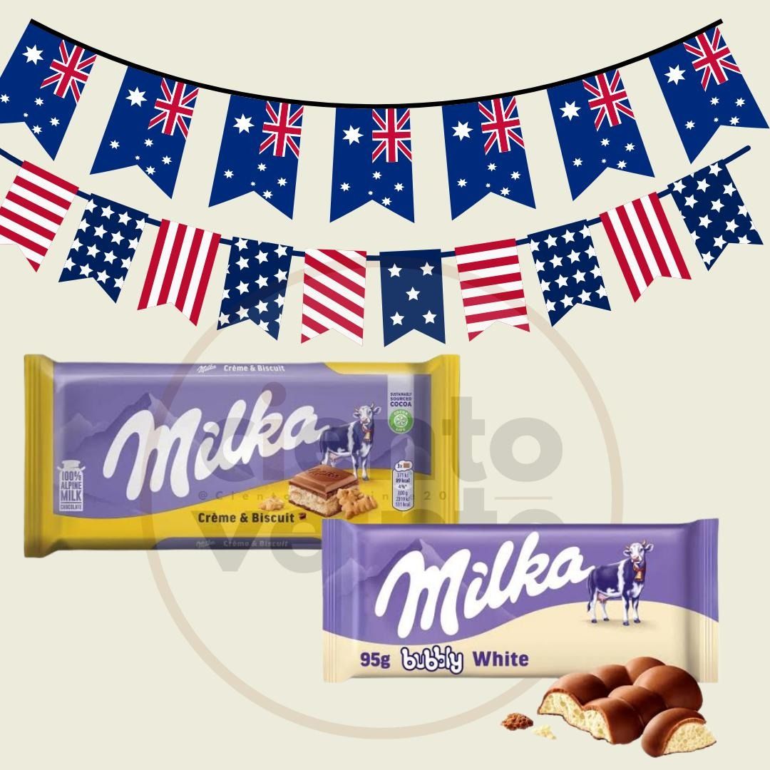 Milka Chocolate (Category: Other Food & Drinks) located in Manila. Submitted by ciento100veinte20 (Listing ID 1460375404, Image 2). Description: ITEM: Milka Chocolate ORIGIN: USA STOCK: 1,000 WHOLESALE: PM to join our Resellers Group. Open for Drop Shipping. Location: Sta. Ana Manila Mode of Delivery: Lalamove or Tiktok Parcel Checkout MOP: GCASH OR BPI Description: 🍫 Smooth & Creamy Milka Chocolate – Rich, indulgent chocolate with delicious tex