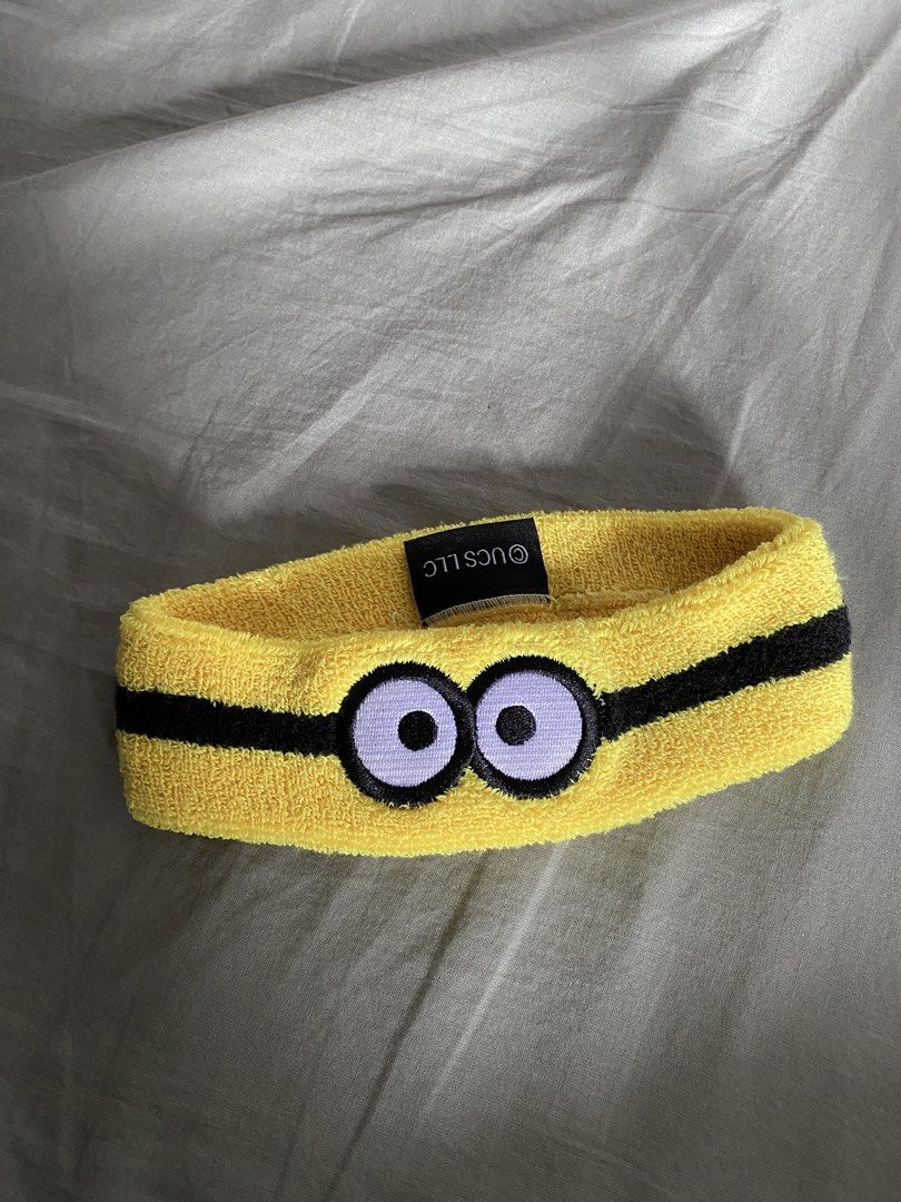 Minion Sports Headband (Category: Other Sports Equipment and Supplies) located in Valenzuela. Submitted by marierenne (Listing ID 1460359640, Image 2). Description: Preloved Minion Sports Head band Used only twice Still in very good condition Orig Pric: 350 Selling @ 200.