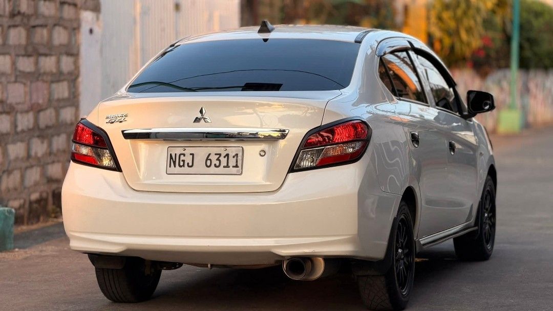 Mitsubishi Mirage G4 Auto (Category: Used Cars) located in Manila. Submitted by cargoskrrt (Listing ID 1460471851, Image 3). Description: 2020s Mitsubishi Mirage G4 GLX A/T Price: 358,000 PHP Financing Downpayment: ₱80k ALL-in (includes chattel mortgage, processing fee and transfer of ownership) Monthly: ₱10,xxx for 48months ₱11,xxx for 36months ₱16,xxx for 24months Approximate amount Year Model: 2019 Variant: GLX Color: Savanna White Mileage: 84
