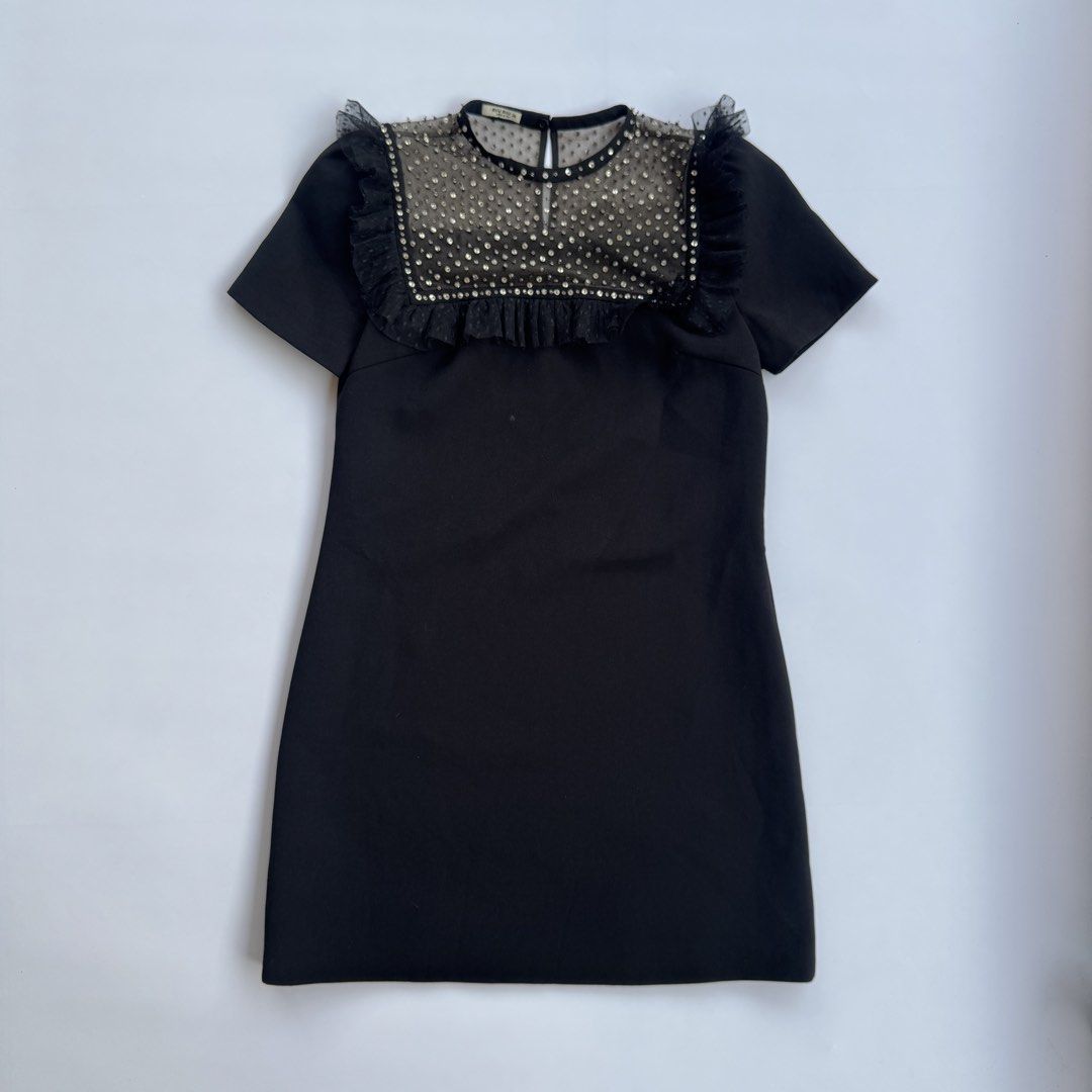 Miu Miu Mid Dress (Category: Luxury Apparel) located in Iloilo. Submitted by 50houndidz (Listing ID 1460430436, Image 1). Description: Miu Miu Mid Dress excellent no issue size:38 measurements: 16 pit to pit 33 length dm for more questions .