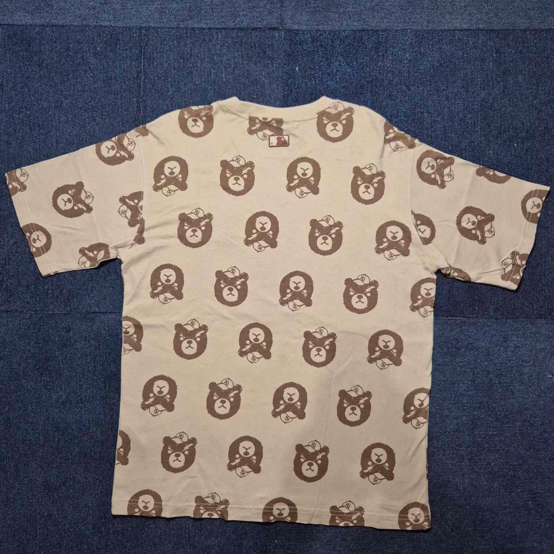 MLB Korea NY Yankees AOP Mega Bear Tee (Category: Tshirts & Polo Shirts ) located in Consolacion. Submitted by thrift.ting (Listing ID 1460377139, Image 2). Description: Condition: 9/10 Color Rate: 9.5/10 Selling this legitimate MLB Korea (F&F Co., Ltd. licensed) all-over print bear monogram t-shirt. Avoid the cheap "overruns" and replicas—this is a certified genuine global retail piece with all security tags intact! PRODUCT DETAILS: Brand: MLB K