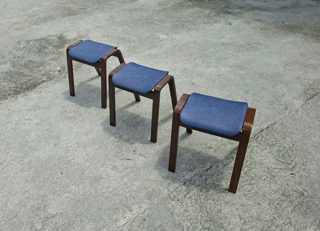 Modern Bentwood Nitori Stackable Stool (Category: Chairs) located in Mabalacat. Submitted by thenewcraf32843 (Listing ID 1460312675, Image 3). Description: Modern Bentwood Nitori Stackable Stool In excellent condition. We did full restoration on it. For cleaner and simple look. 4 units available onhand. Dimensions: L17 x W12.5 x H18 inches Sale Price: 2k each only We do shipping via lalamove / victory liner drop & go. Dm to inquire.