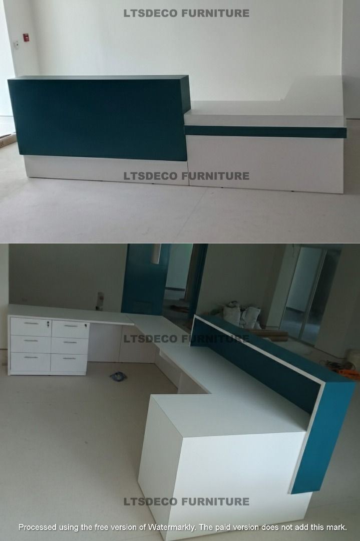 Modern L-Shaped Reception Desk with Storage (Category: Office Furniture & Fixtures) located in Quezon City. Submitted by mendez-21l09 (Listing ID 1460352714, Image 1). Description: LTSDECO Home and Office Furniture Trading MANUFACTURER • FABRICATOR • SUPPLIER 📲 V i b e r : +63 923 841 8065 HIGHER PRICE, BUT WORTH IT BECAUSE OF THE QUALITY🔥 ❤️‍🔥 😍 🤩 👀 💯 🚀 LTSDECO Home and Office Furniture Trading is a trusted manufacturer, fabricator, and 