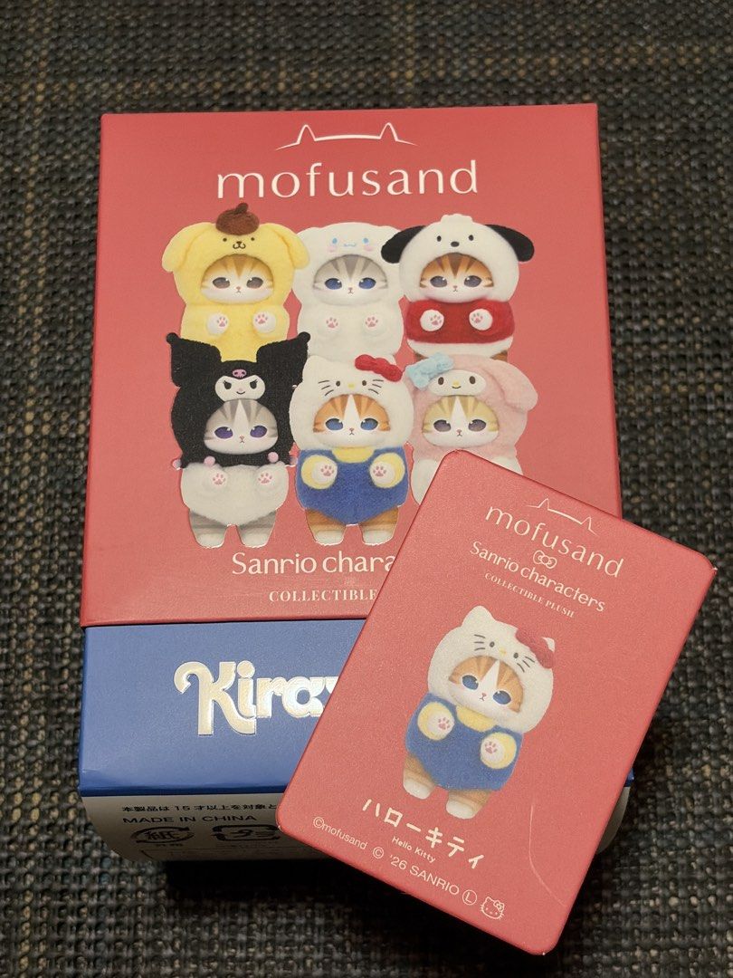 Mofusand Kiramekko Sanrio Collab-Hello Kitty (Category: Plushies & Soft Toys) located in Makati City. Submitted by nicluttering (Listing ID 1460482668, Image 2). Description: -Brand New Mofusand Kiramekko Sanrio Collab Plush Pendant Hello Kitty -Freshly Pulled Rfs: Already got my Prio (My Melody).