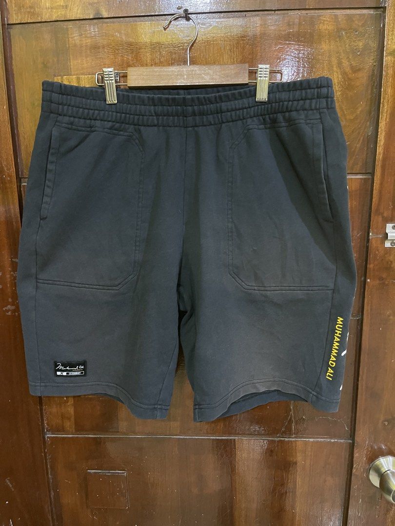 Mohammad Ali Shorts (Category: Shorts) located in Marikina City. Submitted by greatfindsmnlph (Listing ID 1460418904, Image 1). Description: Mohammad Ali x Xtep Shorts Price: 150 Size: Large to XL Waistline: 34-38 Length: 19 Hemline: 10 Color: Blue Color Rate: 9/10 Condition: 10/10 Very nice in actual.