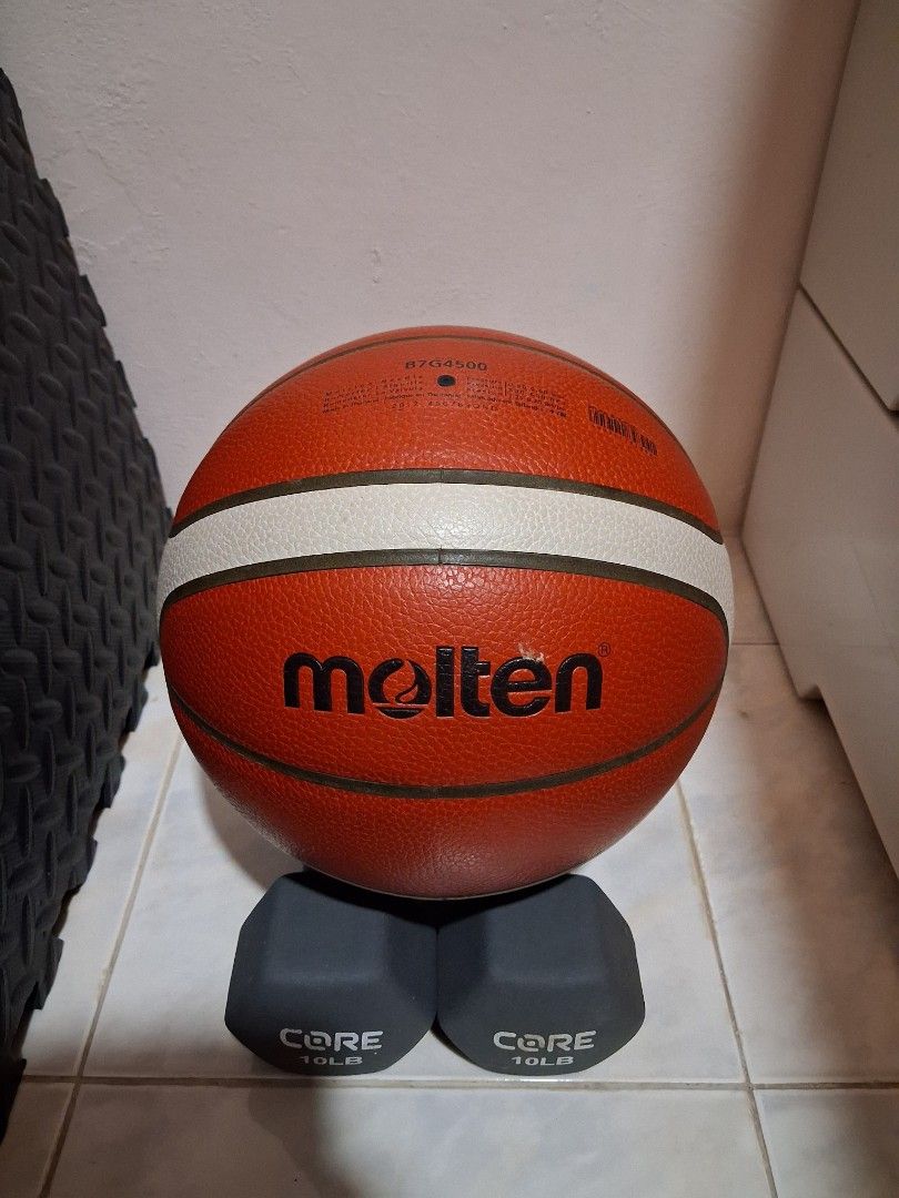 MOLTEN BG4500 NEGOTIABLE (Category: Racket and Ball Sports) located in Quezon City. Submitted by jiejieph (Listing ID 1460371659, Image 2). Description: - Molten BG4500 Basketball - FIBA Approved (valid through 2024) - Color: Orange with white stripes - Ideal for both games and practice - Ready for your next pickup game!.