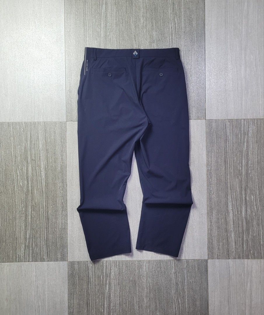 MONTBELL SIDE GRIP MODIFIED TROUSERS 🏔️ (Category: Activewear) located in Manila. Submitted by 7100treasure.co (Listing ID 1460454712, Image 2). Description: MONTBELL SIDE GRIP MODIFIED TROUSERS 🏔️ ​Brand: Montbell (MW3E-BMPL-842) Color: Navy Blue Style: Side-Grip Outdoor Trousers Features: High-stretch nylon blend, side-grip adjustable waist, rear geometric patch, welt pockets Tag Size: 82 (L) Measurements: 32" Waist | 9" Thigh | 8" Hem Condit