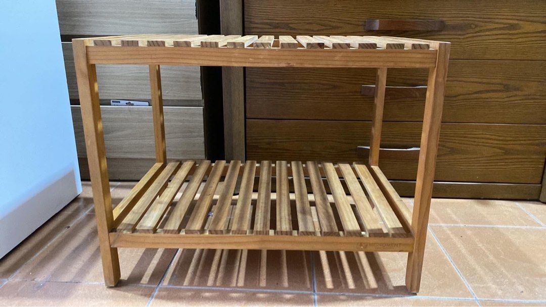 MONUMENT 2 TIER RACK‼️ (Category: Announcements) located in Manila. Submitted by nanzkie_2015 (Listing ID 1460337260, Image 2). Description: Monoment 2-Tier Rack W23.5in x D15.5in x H18in 🏷️1,800.