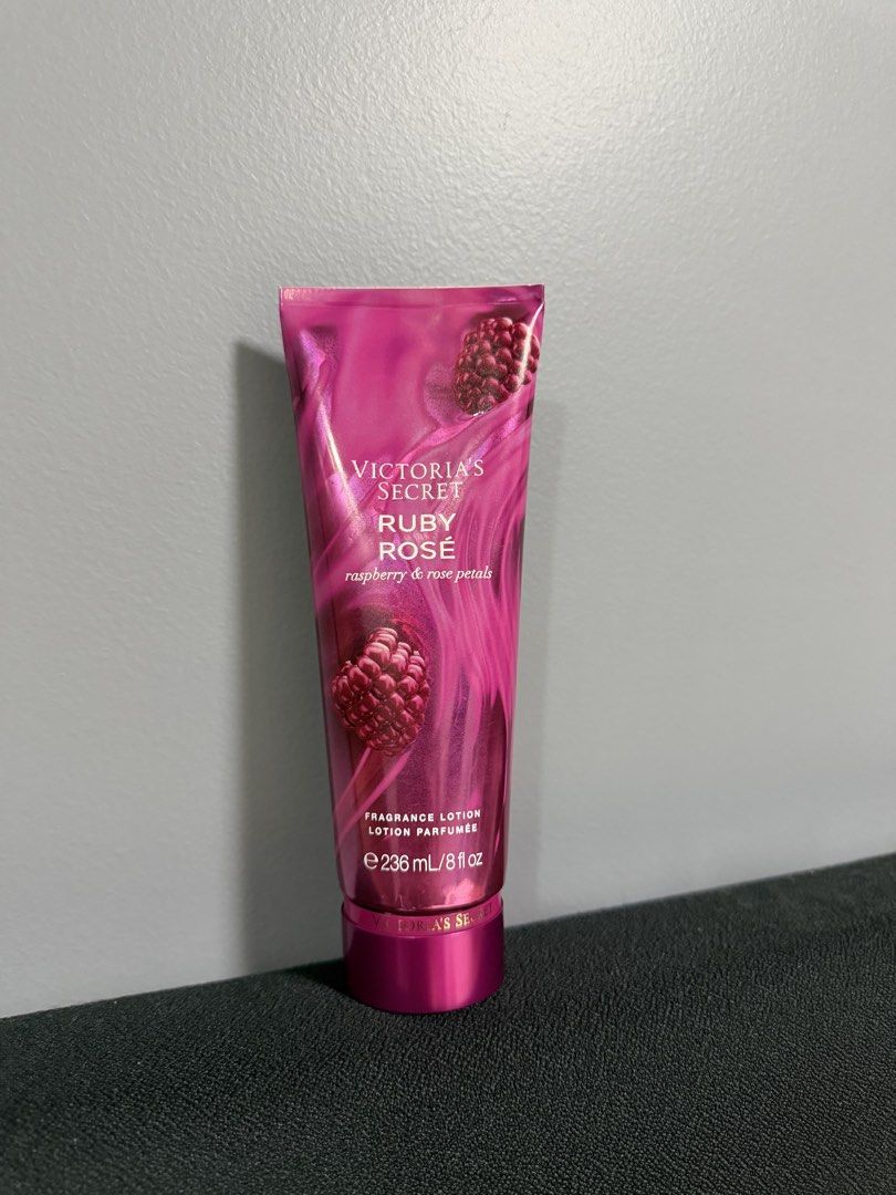 NEW - Victoria’s Secret Ruby Rose Body Lotion (Category: Body Care) located in Taguig. Submitted by dyaaanel (Listing ID 1460406477, Image 1). Description: 🌹 NEW – Victoria’s Secret Ruby Rose Body Lotion ✨ Selling Price:₱800 📦 236ml 🆕 Brand new & sealed 🌸 Ruby Rose scent 🎁 Decluttering unopened gifts that I won’t be using. .