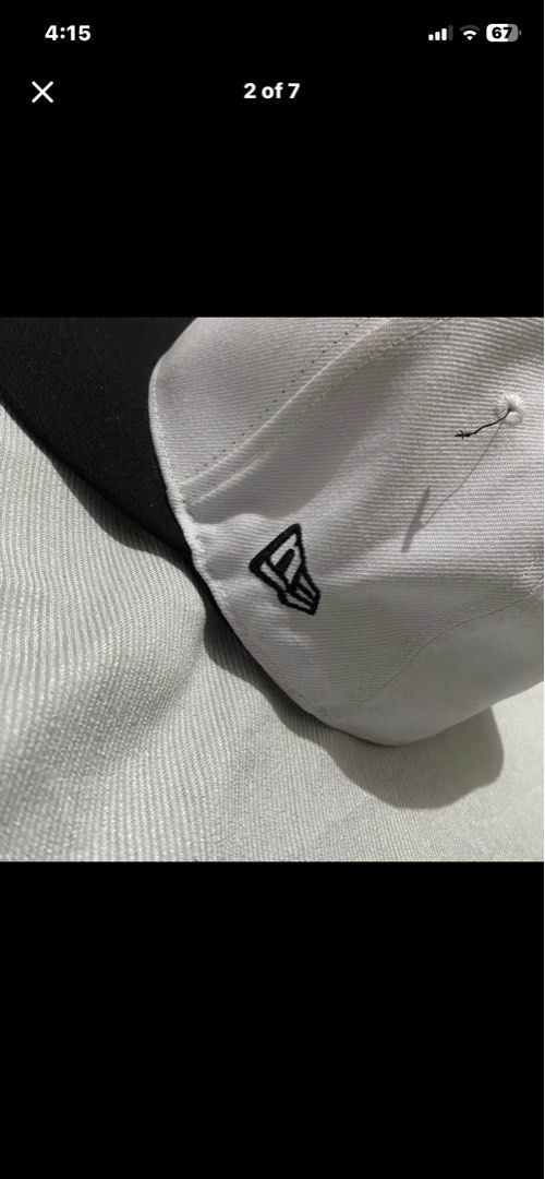 New Era Chicago White Sox 59FIFTY Cap (Category: Caps & Hats) located in Baguio. Submitted by arenzu (Listing ID 1460464788, Image 2). Description: - Brand: New Era - Model: 59FIFTY - Team: Chicago White Sox - Design: Classic logo on front, black brim, white crown - Special Feature: 1901-1995 anniversary patch on side - Back Detail: MLB logo - Condition: Brand New.