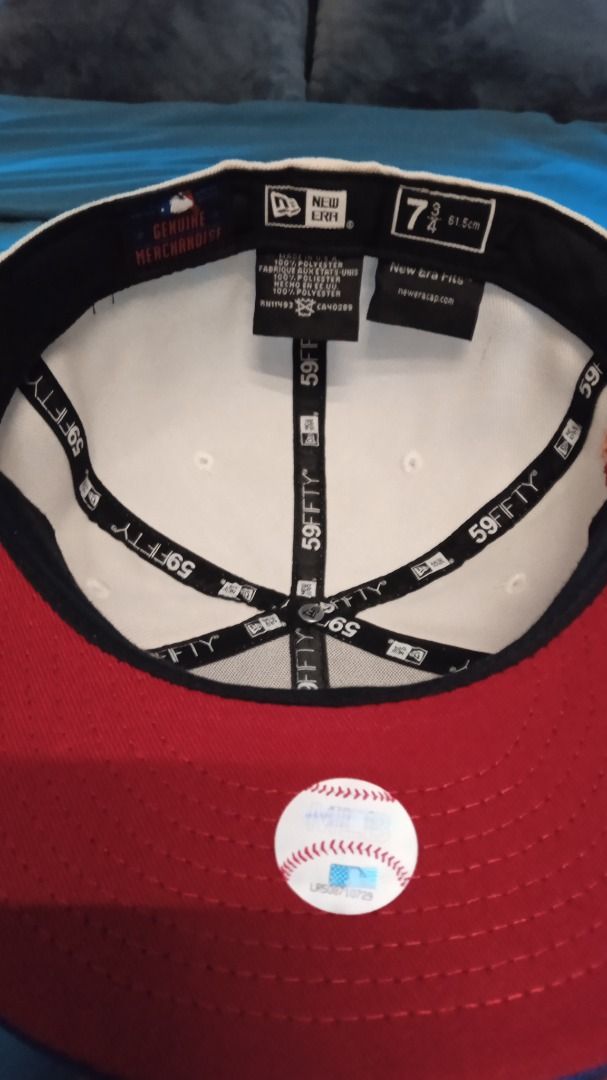New Era LA Dodgers 1981 World Series Fitted Hat (Category: Caps & Hats) located in Manila. Submitted by 1rom_sns (Listing ID 1460338834, Image 3). Description: - Brand: New Era - Style: 59FIFTY Fitted Hat - Team: Los Angeles Dodgers - Color: White and Blue - Special Feature: 1981 World Series Patch on side - Size: 7 3/4 - Ideal for: Any LA Dodgers fan Lalamove Pick up Abono Rider.