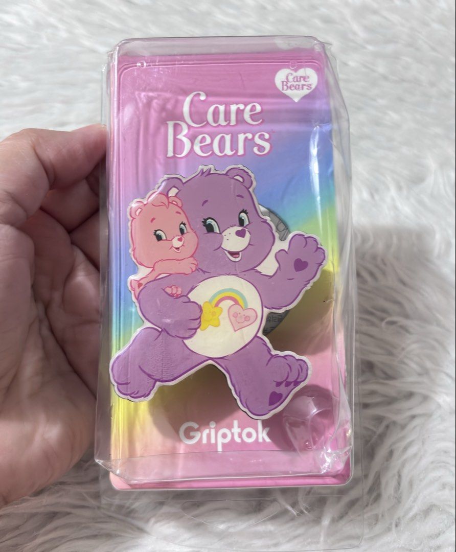 New Griptok Care Bears Phone Grip (Category: Other Stationery & Craft) located in Paranaque City. Submitted by dalle_closet (Listing ID 1460325012, Image 2). Description: new po ito. may dents lang yung packaging.