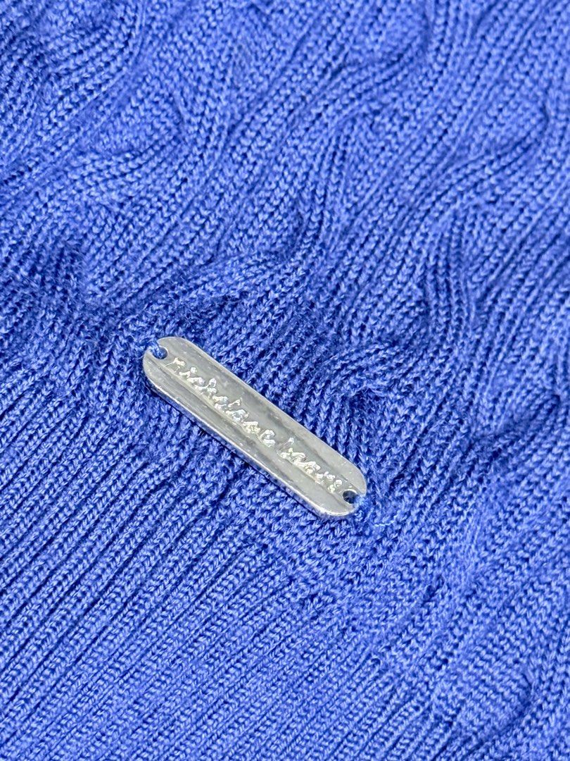 Nicholas Bear Blue Cardigan branded (Category: Babies & Kids Fashion) located in Taguig. Submitted by annebydesign (Listing ID 1460375876, Image 3). Description: Nicholas Bear cardigan ₱200 Like new. US bought Fit 10-11yo Used once sa Shanghai With logo hardware sa front.