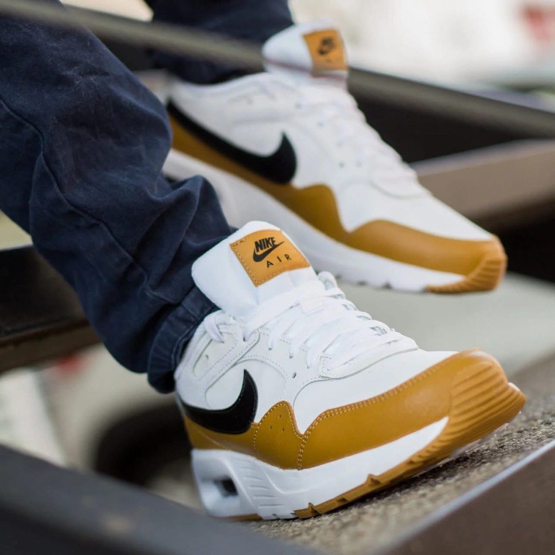 NIKE AIR MAX SC LEATHER — WHEAT 🤎👟 (Category: Sneakers) located in Mandaluyong City. Submitted by luxprelovedbagsparadise (Listing ID 1460468954, Image 1). Description: 🔥 NIKE AIR MAX SC LEATHER — WHEAT 🤎👟 Clean. Classic. Effortlessly stylish. 😮‍💨✨ The perfect everyday pair for that premium streetwear look without breaking the bank! ✔️ Nike Air Max SC Leather ✔️ Color: Wheat 🤎 ✔️ Size: 6M / 7.5W ✔️ Sleek leather finish ✔️ Classic Air Max 