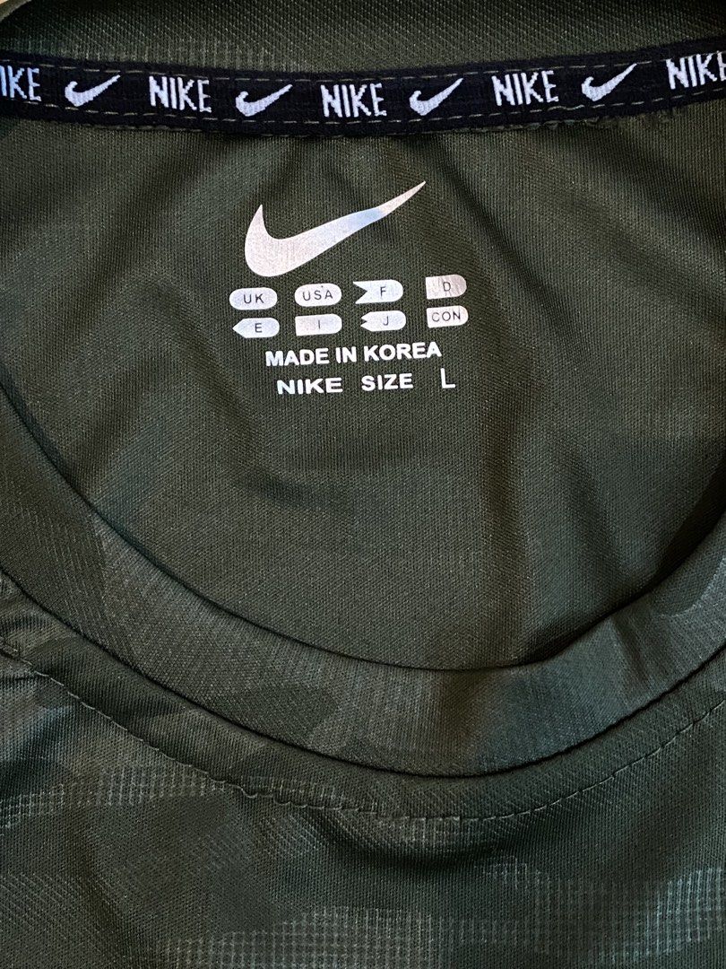 NIKE CAMOUFLAGE DRI FIT LONG SLEEVE (Category: Hoodies) located in Manila. Submitted by sebthrift (Listing ID 1460370773, Image 2). Description: .