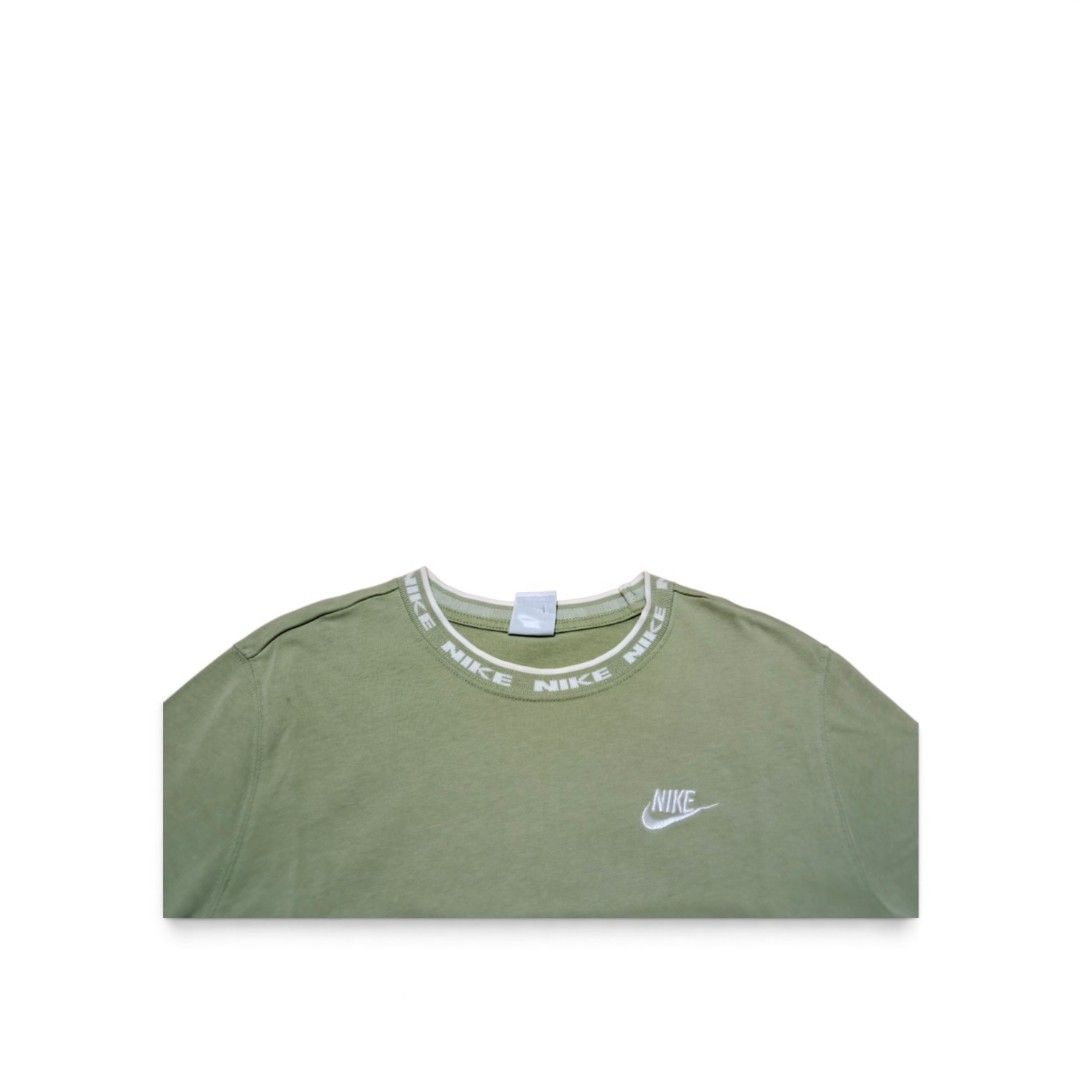Nike Club Shirt (Category: Tshirts & Polo Shirts ) located in Manila. Submitted by southstreethub.ph (Listing ID 1460429761, Image 2). Description: - Nike Club Shirt - Condition: Very Good Condition - Size: Large - 20W 28L - Features iconic Nike logo on chest - Collar has repeating Nike text detail - Price: 699 .
