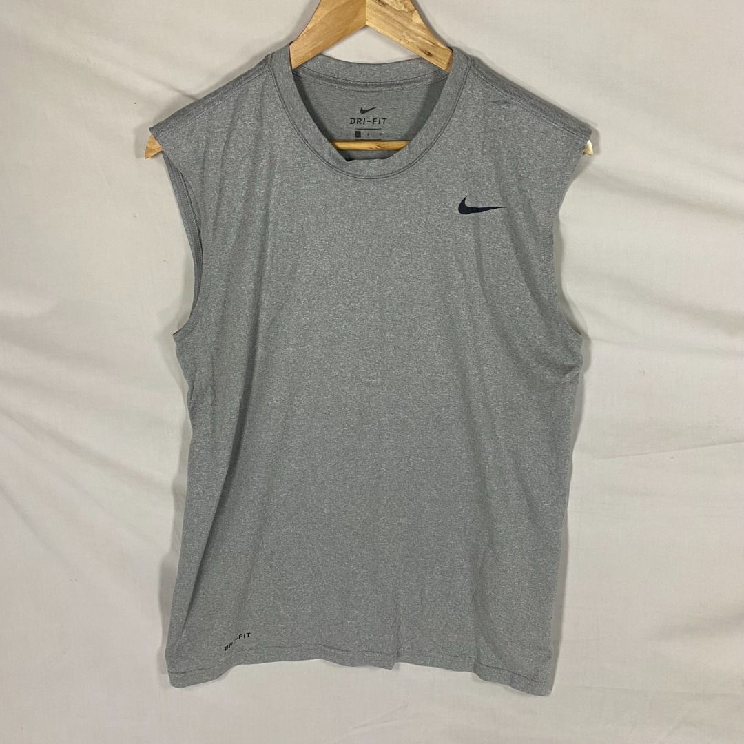 NIKE Dri-Fit Muscle Tee Heather Grey / L (Category: Activewear) located in Antipolo. Submitted by canadafindss (Listing ID 1460331421, Image 1). Description: Visit & Follow Canada Finds for more premium thrift, streetwear, vintage, techwear, activewear, and branded finds from Canada 🇨🇦 More items posted regularly: https://www.carousell.ph/u/canadafindss NIKE Dri-Fit Muscle Tee Heather Grey / L Essential activewear staple. Authentic Nike Dri-Fit