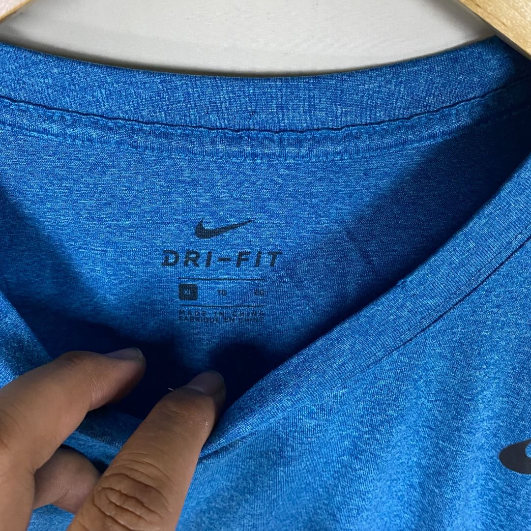 NIKE Dri-FIT Training Tee Heather Blue / XL (Category: Activewear) located in Antipolo. Submitted by canadafindss (Listing ID 1460356346, Image 3). Description: Visit & Follow Canada Finds for more premium thrift, streetwear, vintage, techwear, activewear, and branded finds from Canada 🇨🇦 More items posted regularly: https://www.carousell.ph/u/canadafindss NIKE Dri-FIT Training Tee Heather Blue / XL The ultimate workout essential. Authentic Nik