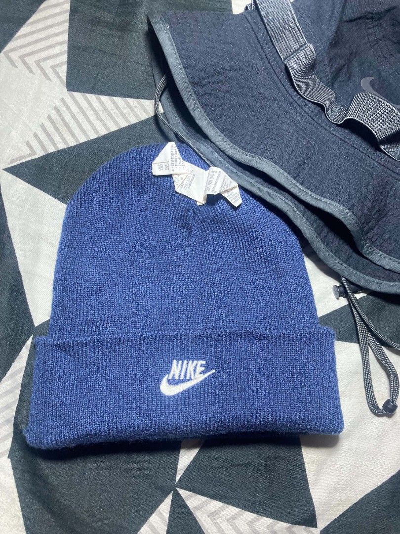 Nike Hats (Category: Caps & Hats) located in Paranaque City. Submitted by ice_sole (Listing ID 1460311926, Image 2). Description: FOR SALE HATS ₽1,000 FOR BOTH •NIKE BEANIE REVERSIBLE •NIKE BOONIE HAT DM FOR INTERESTED 📍PARANAQUE CITY MEET UP AROUND PARANAQUE SHIPPING NATIONWIDE J&T OR LALAMOVE.