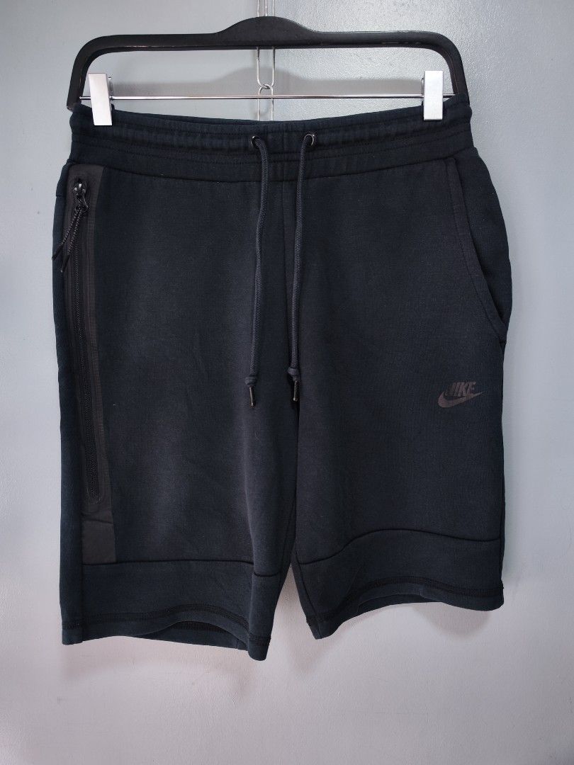 Nike Techfleece Shorts (Category: Shorts) located in Bulacan. Submitted by emilj23 (Listing ID 1460430010, Image 1). Description: Nike Techfleece Shorts Size S on tag L 18.5 W 30-32 Leg Hole 9 Condition 9/10 Color rate 9/10 No.