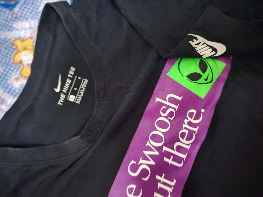 Nike tee "the swoosh is out there" (Category: Formal Shirts) located in Baguio. Submitted by vault62 (Listing ID 1460417044, Image 1). Description: .