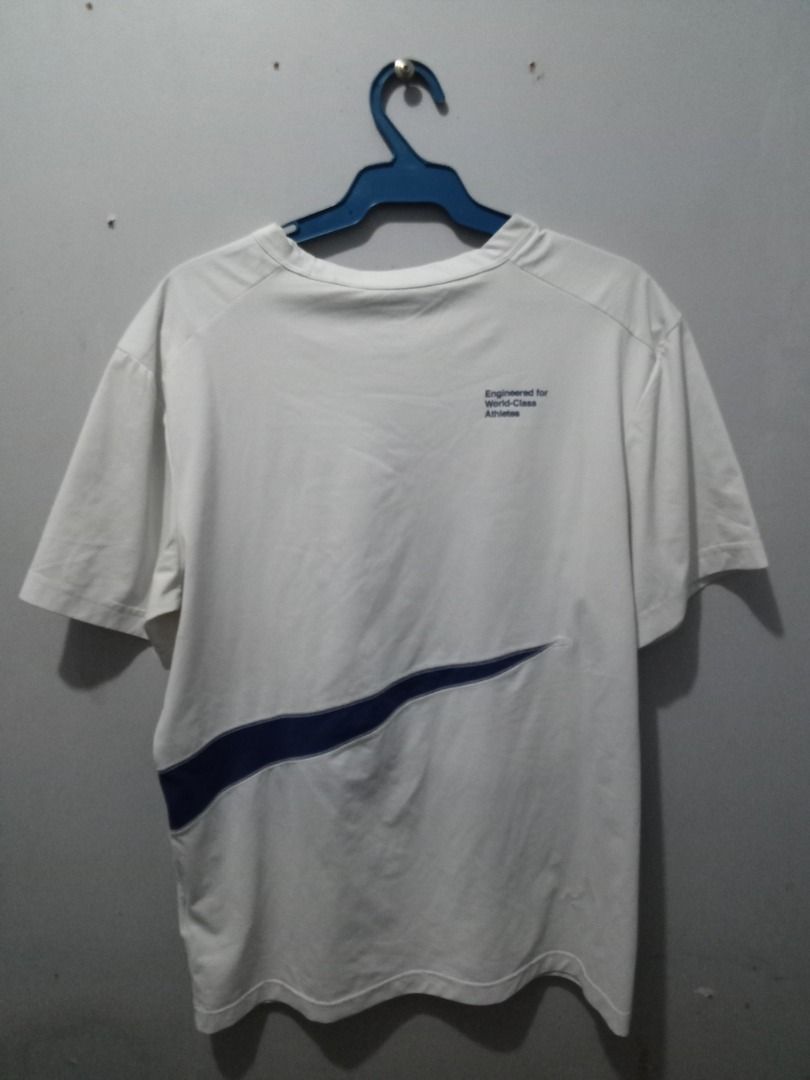 Nike T-Shirt Bundle - Black & White (Category: Tshirts & Polo Shirts ) located in Boljoon. Submitted by trip-to-the-thrift (Listing ID 1460481681, Image 2). Description: Get two Nike t-shirts drifit: one black with white swoosh, one white with blue swoosh. Both have chest logos. Perfect for casual wear. Buy both for a great deal! for more details message me size M can fit to large both in excellent condition .