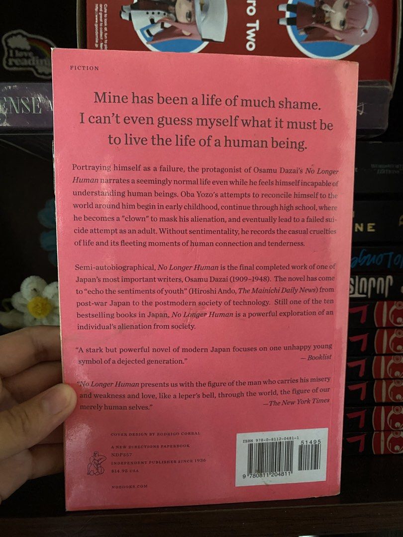 No Longer Human by Osamu Dazai (Category: Storybooks) located in San Miguel. Submitted by lirika01 (Listing ID 1460355865, Image 2). Description: Authentic copy .