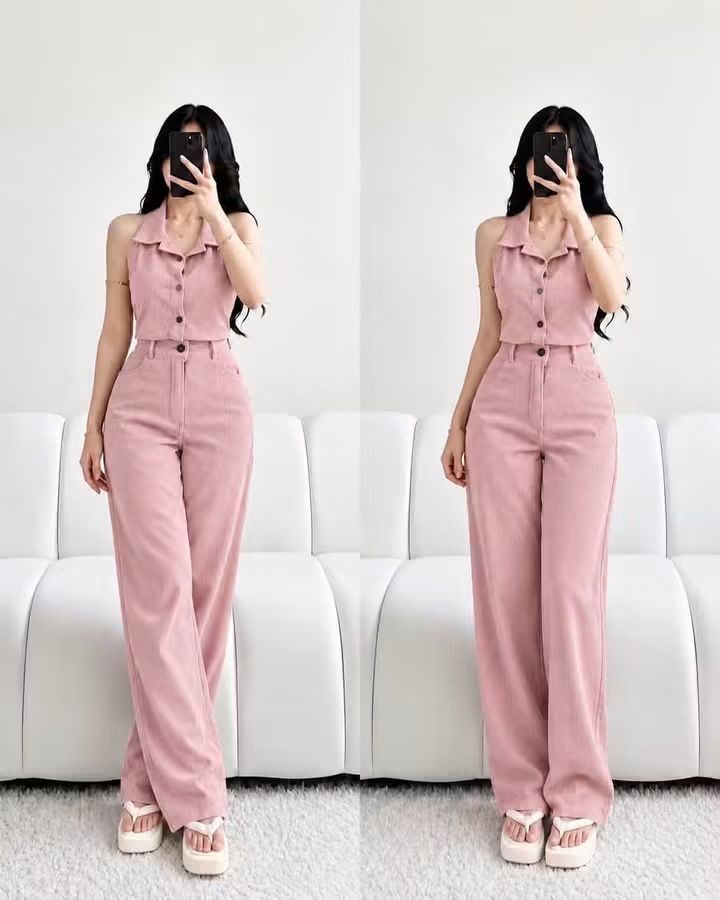 NOVARIA TOP AND PANTS TERNO (Category: Sets or Coordinates) located in Cainta. Submitted by agirlnamedkatkatII (Listing ID 1460315125, Image 2). Description: NOVARIA TOP AND PANTS TERNO P460.00 FREESIZE CAN FIT FROM SMALL-SEMI LARGE FABRIC: CORDUROY FABRIC NOTE: PLEASE PROVIDE 2ND AND 3RD COLOR OPTIONS.