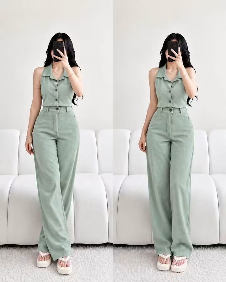 NOVARIA TOP AND PANTS TERNO (Category: Sets or Coordinates) located in Cainta. Submitted by agirlnamedkatkatII (Listing ID 1460315125, Image 3). Description: NOVARIA TOP AND PANTS TERNO P460.00 FREESIZE CAN FIT FROM SMALL-SEMI LARGE FABRIC: CORDUROY FABRIC NOTE: PLEASE PROVIDE 2ND AND 3RD COLOR OPTIONS.